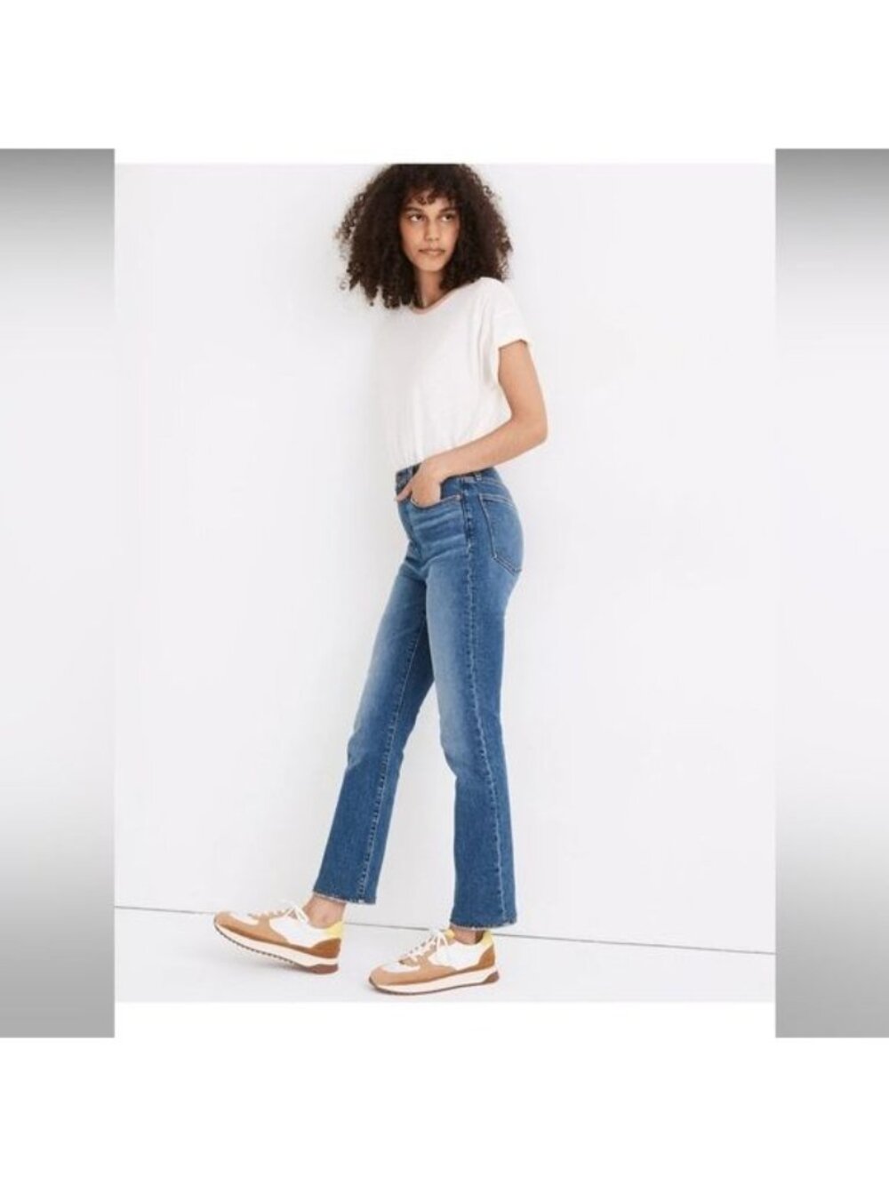 Madewell Slim Demi-Boot Jeans high waisted 26 - Picture 10 of 11
